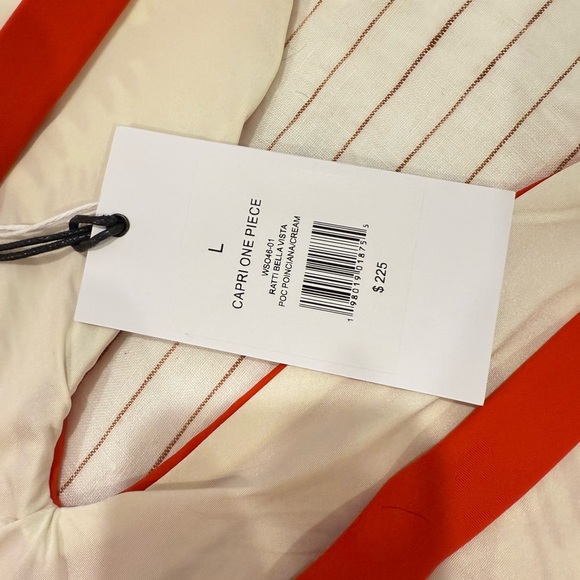 New! Red Floral One-Piece Swimsuit - Picture 8 of 9